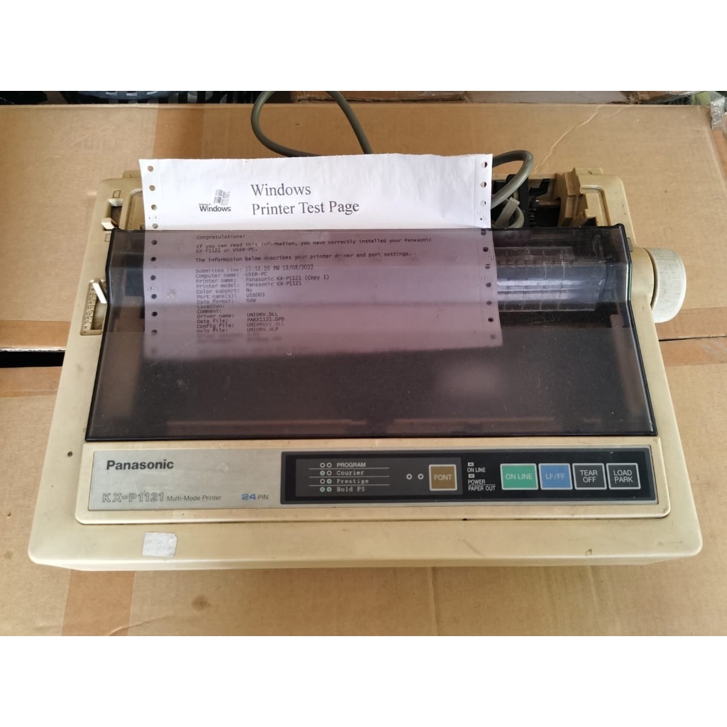 Panasonic KXP1121 24Pin Dot Matrix Printer Shopee Malaysia