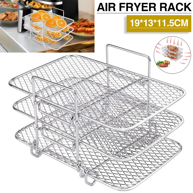 Stainless Steel Multi-Layer Dehydrator Rack Toast Rack For Ninja Dual ...