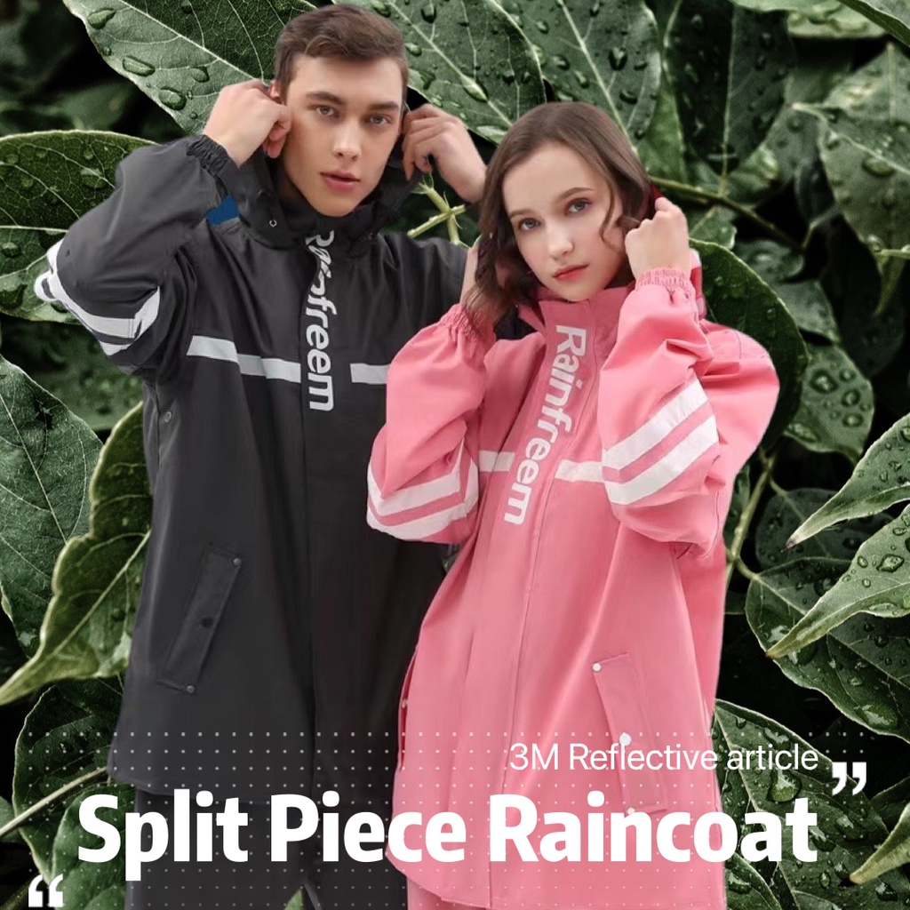 Two piece outlet raincoat