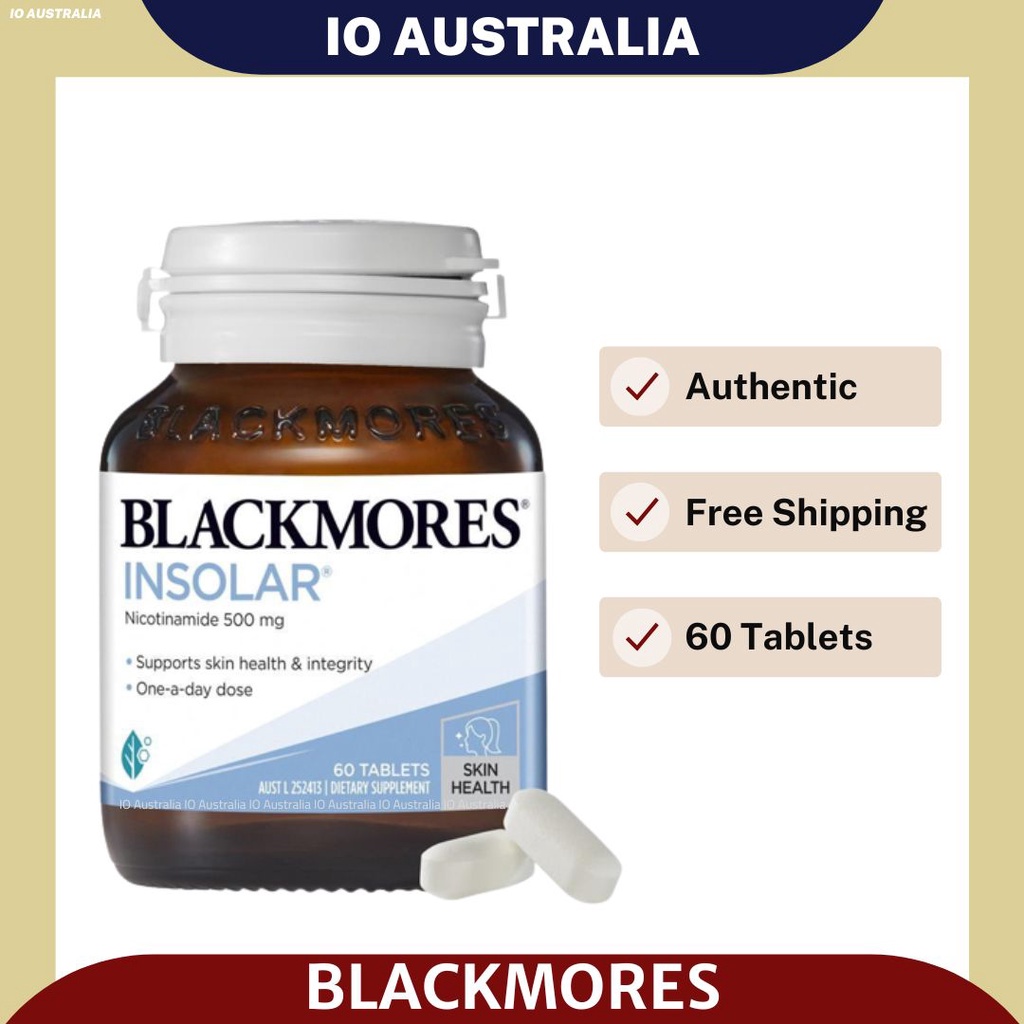 Blackmores Insolar Skin Health Vitamin B3 60 Tablets Shopee Malaysia