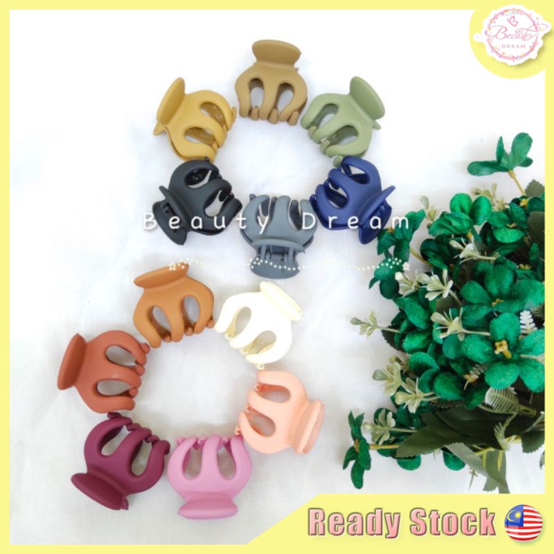 ⚡Ready Stock⚡Plastic Matte Hair Pin Hair Clip Hair Jaws Sepit Rambut ...