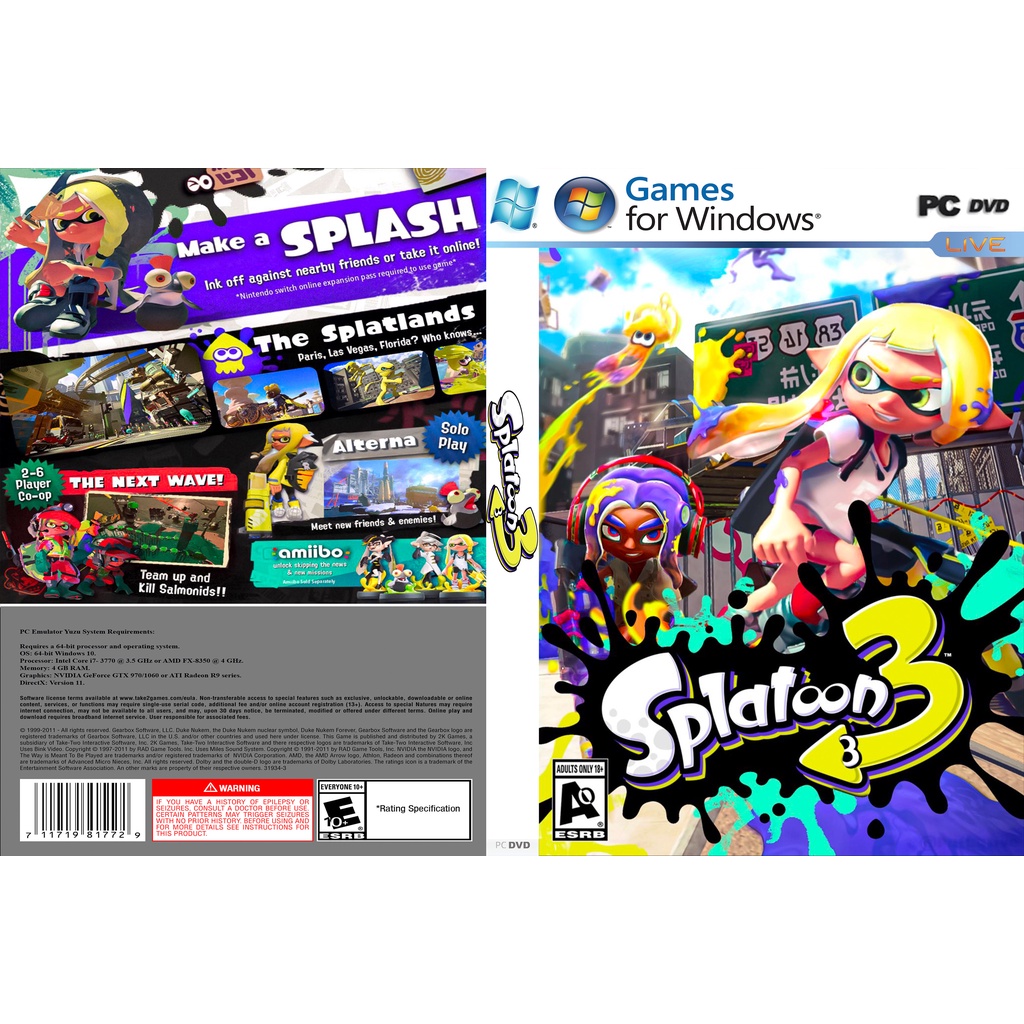 Splatoon 3 – v1.1.1 + Switch Emulators PC GAME [Offline INSTALLATION ...