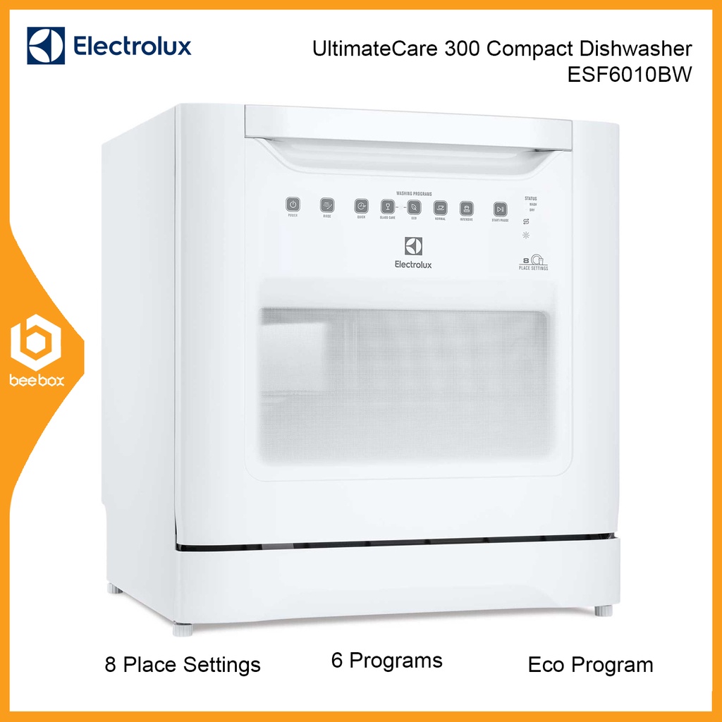 Electrolux esf6010bw best sale compact dishwasher