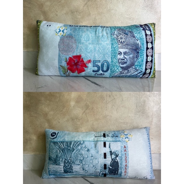 READY STOCK MONEY PILLOW BANTAL DUIT பணம் பில்钱枕 RM10 RM20 RM50 RM100