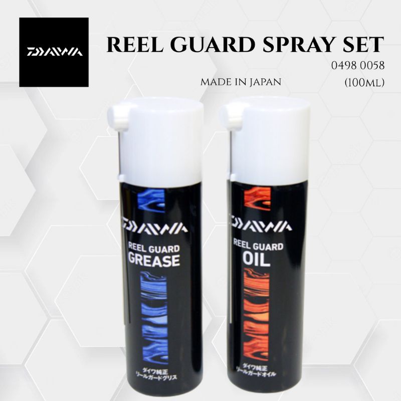 Daiwa Reel Guard Spray Set Grease Oil