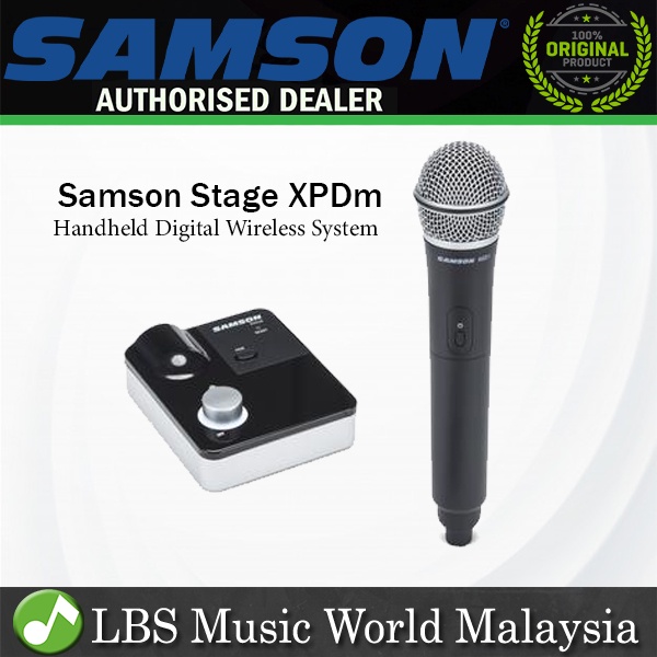 Samson Stage XPDm Handheld Digital Wireless System with HXD1 Handheld ...