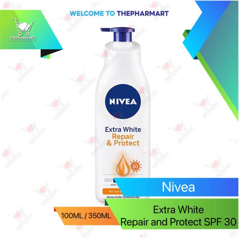 Nivea Extra White Repair And Protect Body Lotion Spf30 100ml 350ml