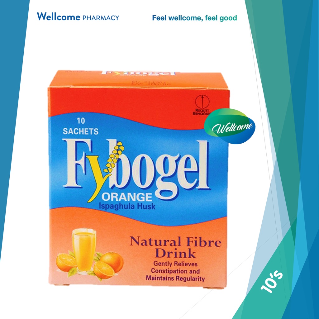 Fybogel Ispaghula Husk 3.5g Effervescent Granules Orange Flavour 10
