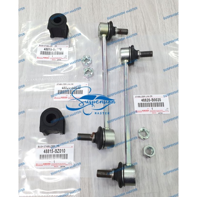 4 IN 1 SET - FRONT ABSORBER LINK/STABILIZER BUSH -TOYOTA RUSH F700 ...