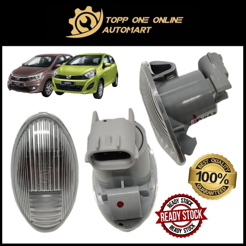 ORIGINAL PERODUA AXIA 2014-2022Y / BEZZA FENDER LAMP WITH BULB | Shopee ...