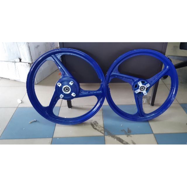 SPORT RIM Y125Z Enkei Full Chop Sport Rim (Bue) | Shopee Malaysia