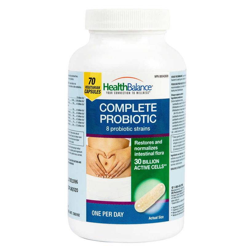 HealthBalance Complete Probiotic 8 probiotic strains / 30 Billion