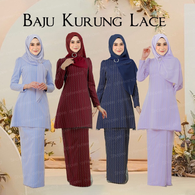 Baju Kurung Sedondon Baju raya 2025 Ironless Kurung Modern Nikah Tunang Premium Moroccan Crepe