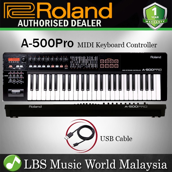 Roland A-500PRO 49 Keys USB MIDI Keyboard Controller For Mac