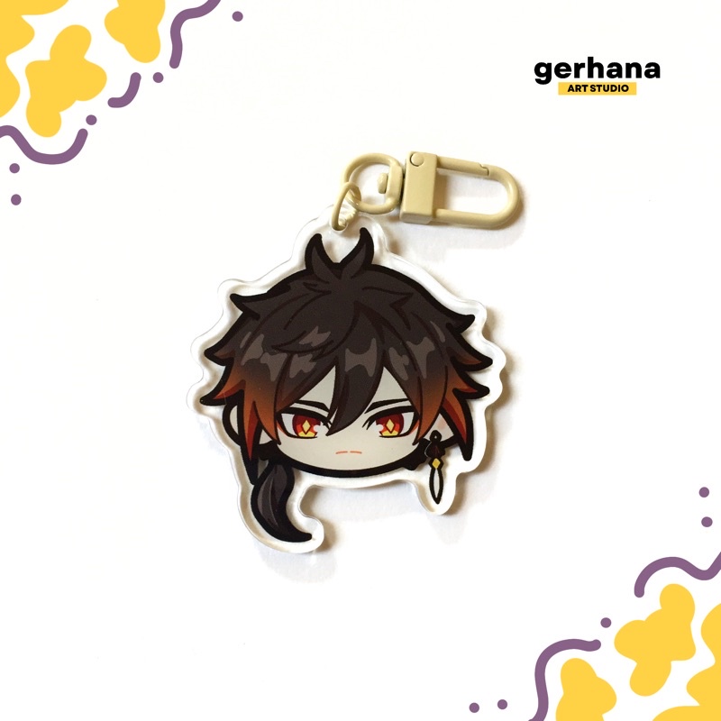 Genshin Impact Acrylic Keychain 