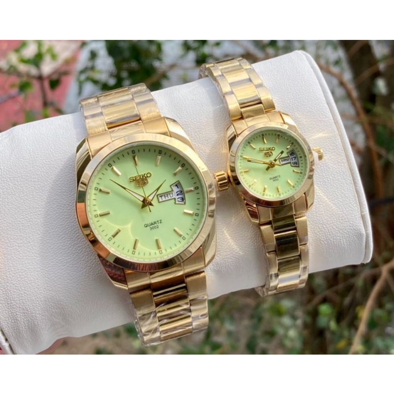 Seiko 5 Day Date Couple Set Watch Shopee Malaysia