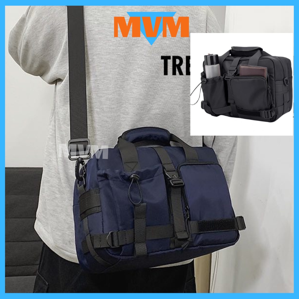 WITH VIDEO [Malaysia Stock] Men's Nylon Sling Bag Cross Body Water ...