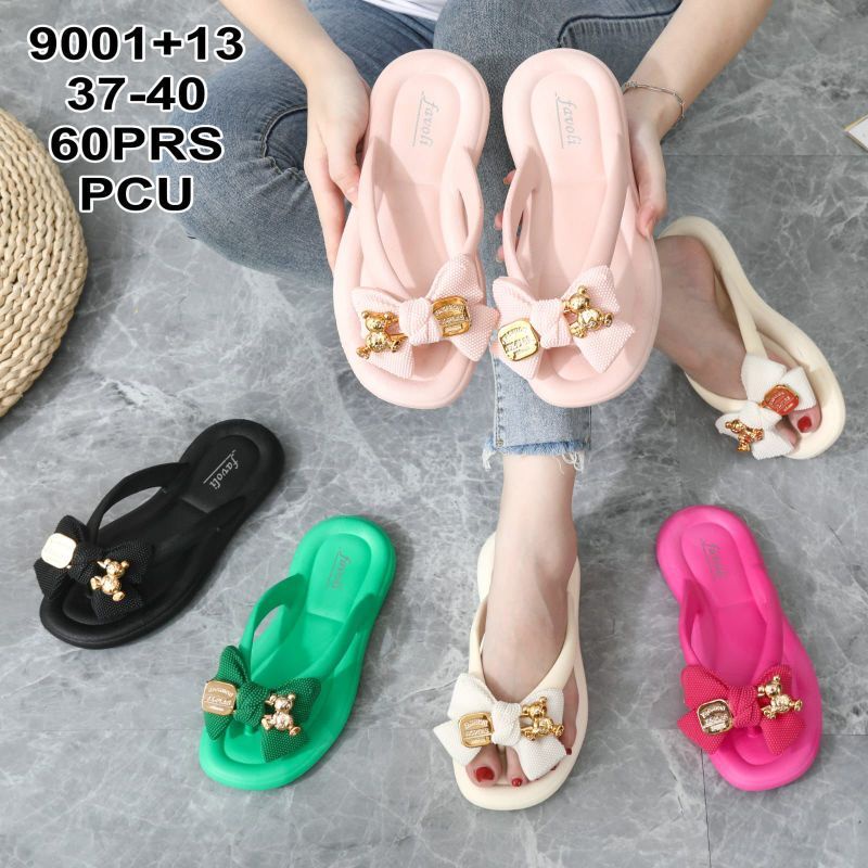 Women's Rubber Jelly Flip Flops Rubber Padded Pillow Dupe | Shopee Malaysia