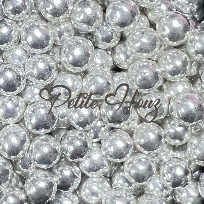 [250g/500g] Cheapest HALAL Edible Silver Sprinkles Cake Sugar Ball Cake