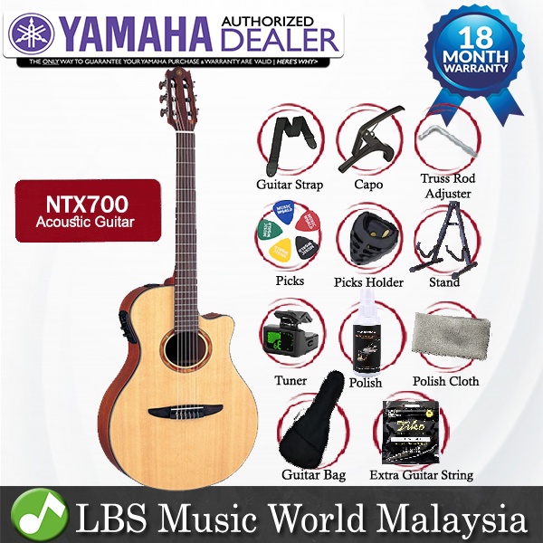 Yamaha NTX700 40 APX Solid Spruce Acoustic Electric Guitar With