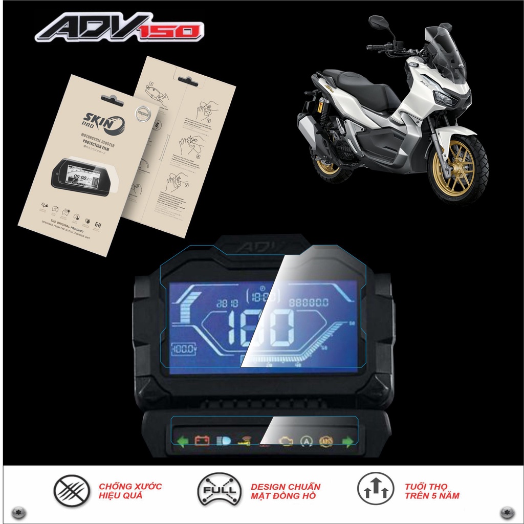 Ppf sticker protects the dashboard of ADV 150 2019 2020 2021 2022 ...