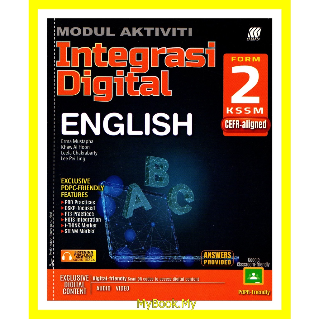 MyB Buku Latihan : Modul Aktiviti Tingkatan 2 - English (Sasbadi ...