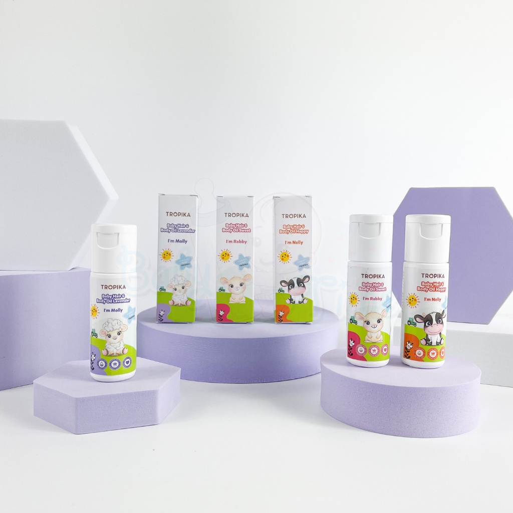 Tropika Baby Hair & Body Oil 30ml Lavender/Happy/Sweet Shopee Malaysia