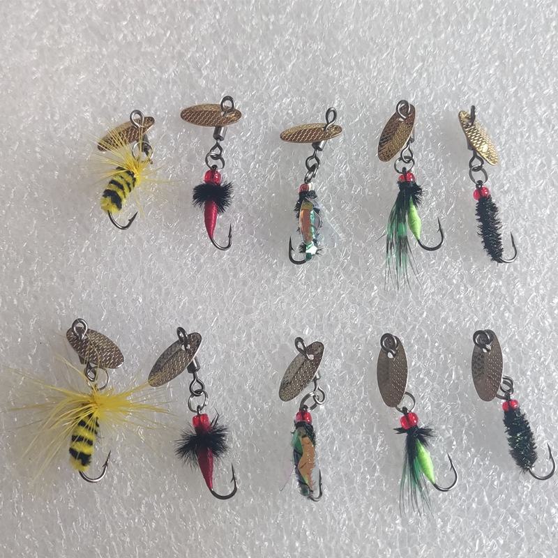 5pcs Fly Hooks Flies Insect Lures Bait Fly Fishing Decoy Bait Sequins  Fishhook Trout Nymph Fly Fishing Lure Natural Insect Bait - AliExpress