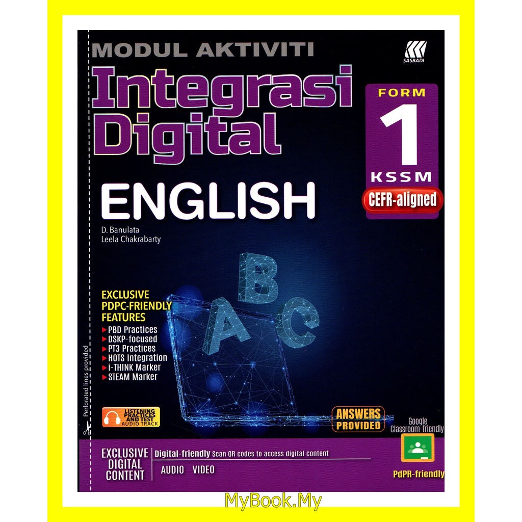 Baru Myb Buku Latihan Modul Aktiviti Tingkatan English Sasbadi Shopee Malaysia