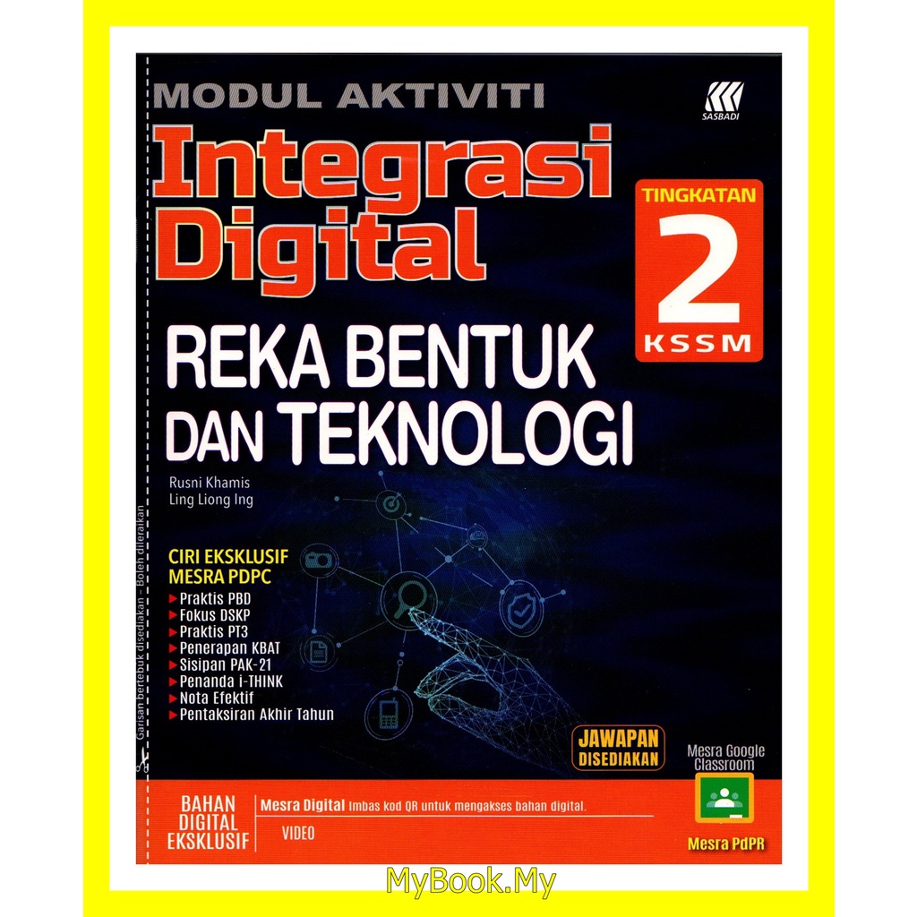 Myb Buku Latihan Modul Aktiviti Tingkatan 2 Reka Bentuk And Teknologi Sasbadi Shopee Malaysia 