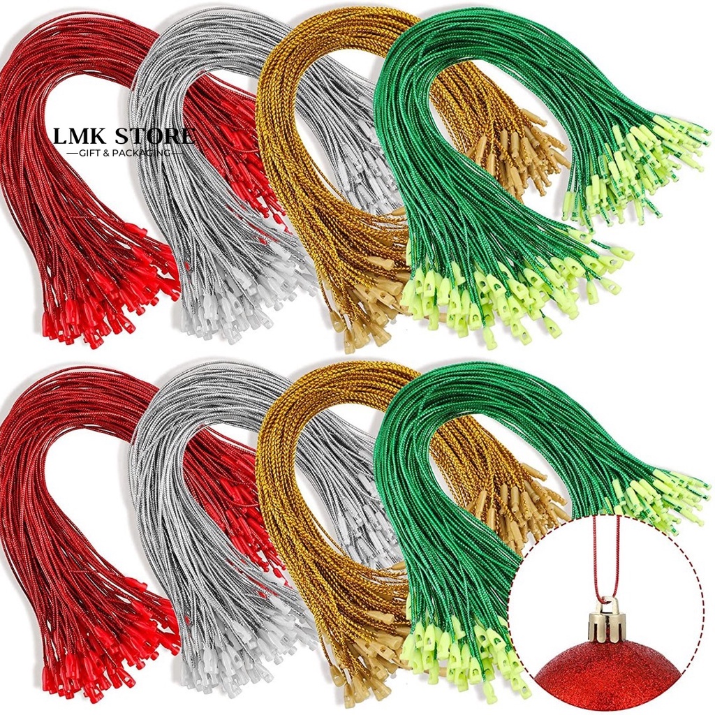 LMK 20cm 100pcs Tag String Hang Tag String Label String Tali Hangtag ...