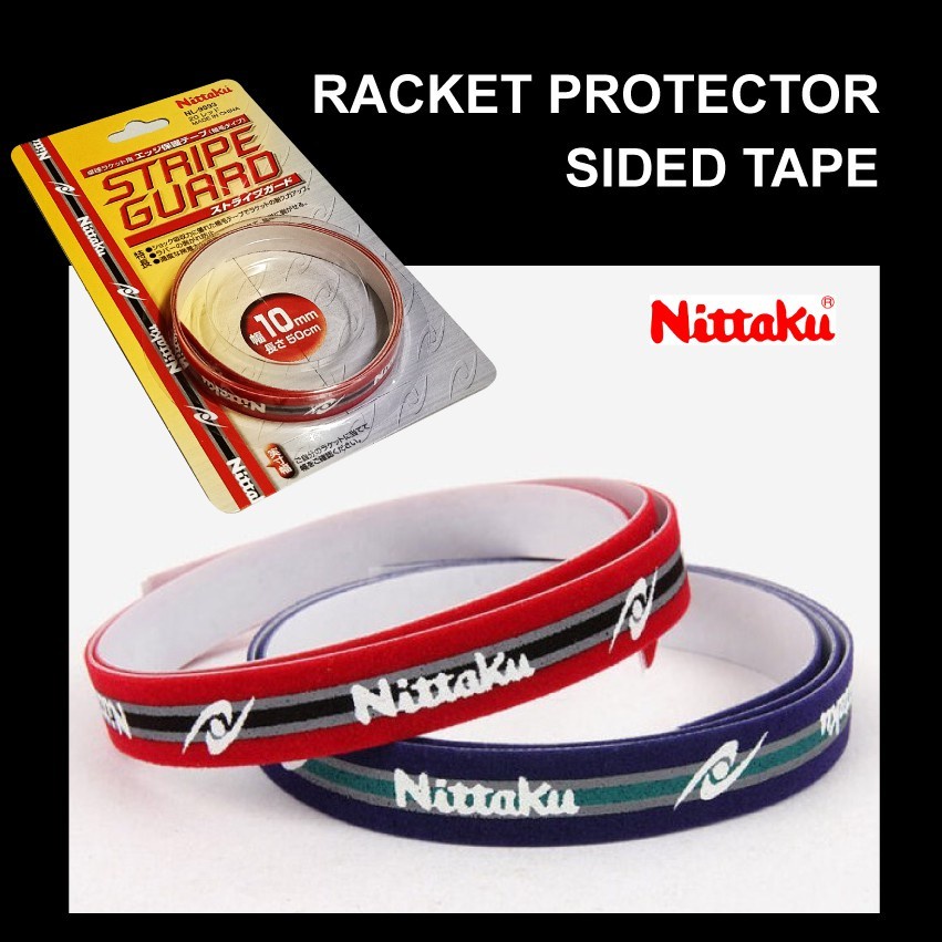 Genuine Nittaku Stripe Guard Table Tennis Racket Side Tape 10mm x 50cm
