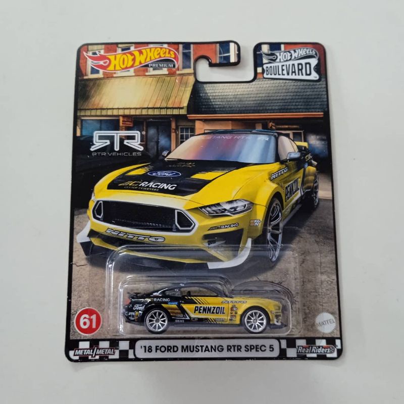 Hot Wheels Premium Hw Ford Mustang Rtr Spec Hotwheels Boulevard