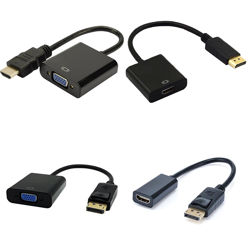 Adapter | Cable End Converts Signals Via Displayport (DP) - HDMI - D ...