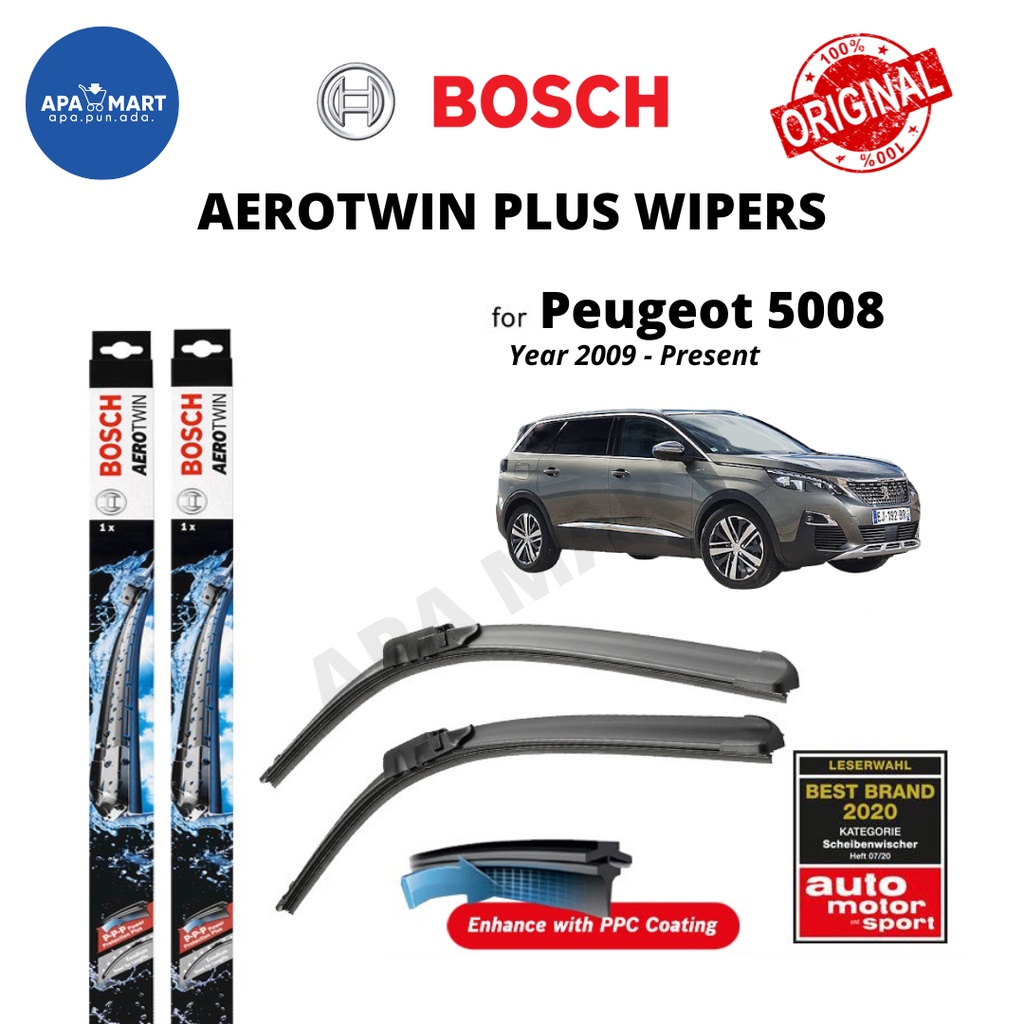 Complete Front + Rear Windshield Wiper Set For Peugeot – Brand New By You.S