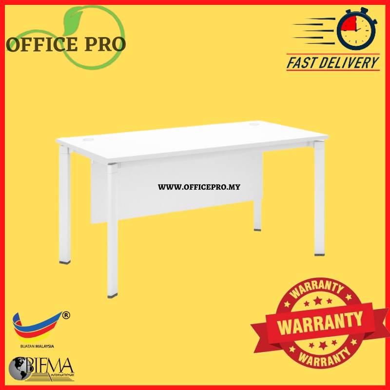Fully White Modern Table 4-5-6FT Simple Writing Desk Study Home Office