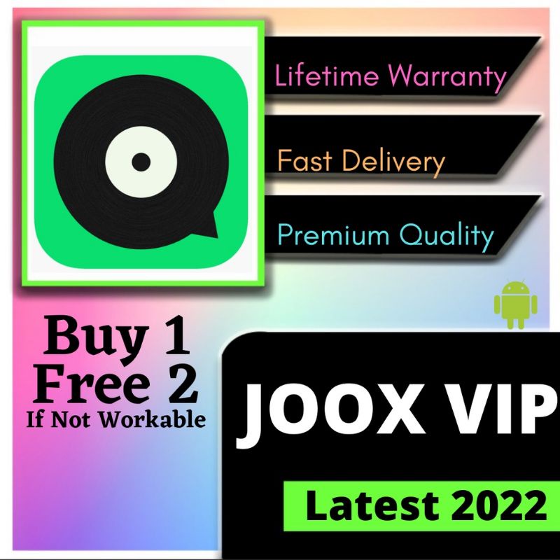 Joox VIP 2022 ( For android Only) Lifetime Shopee Malaysia