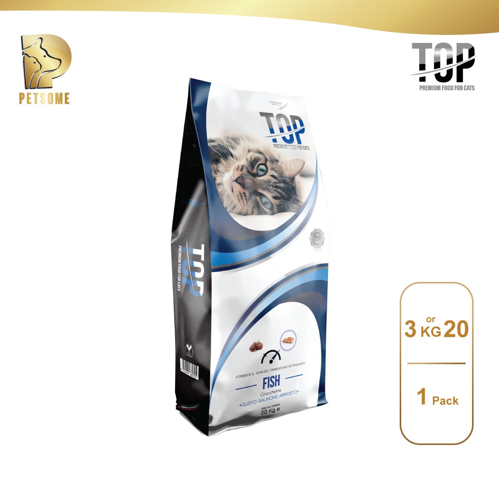 Top Cat Fish Dry Cat Food 20kg Shopee Malaysia