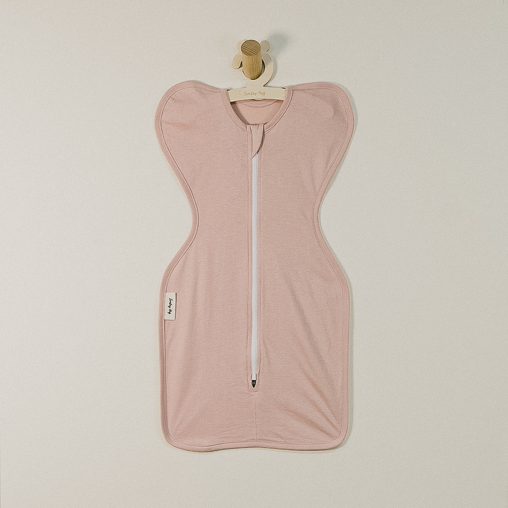 Sunday Hug Swaddle Newborn (Bamboo & AirMesh Swaddle ZipUP for Moro
