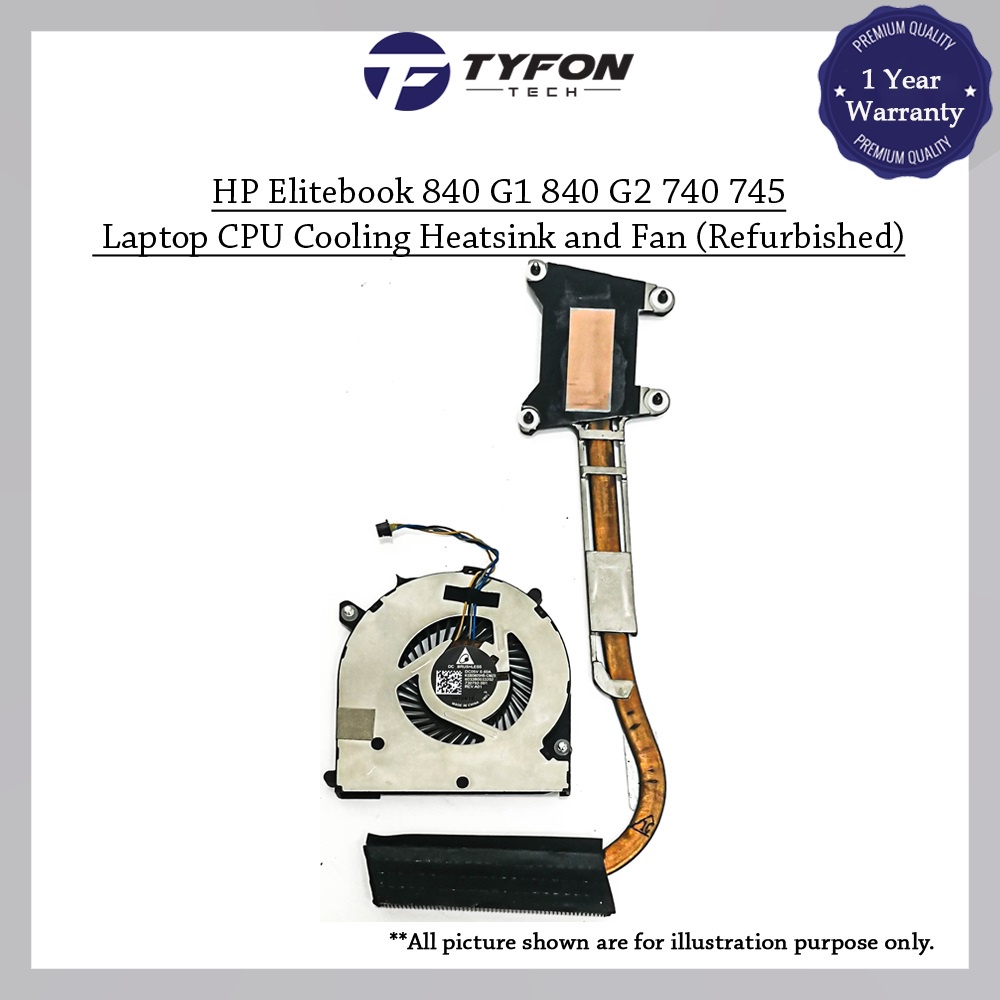 Ventilateur De Remplacement HP Elitebook 840 G1 / G2 – Pièce D’origine 730792-001
