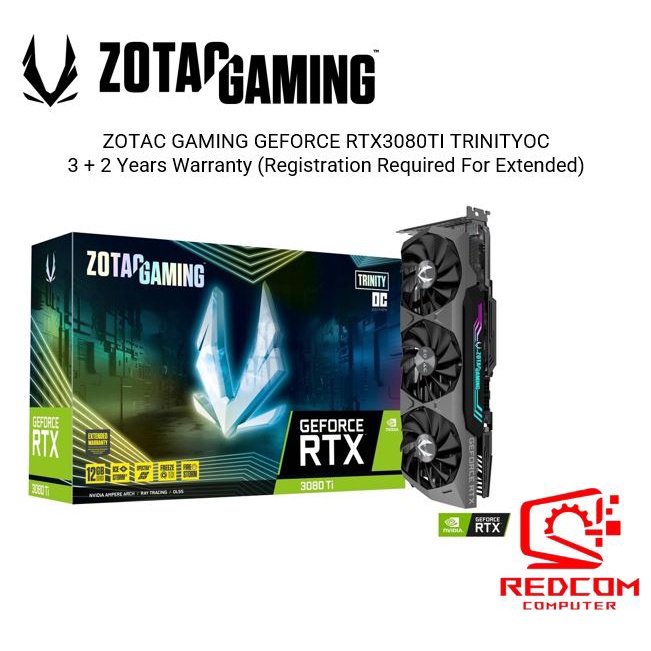 ZOTAC GAMING GeForce RTX 3080 Ti Trinity OC 12GB GDDR6X (ZT 