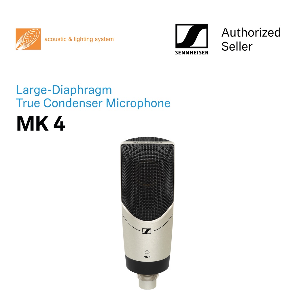 Sennheiser LargeDiaphragm True Condenser Microphone MK 4 Shopee Malaysia