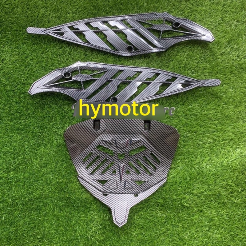 HONDA RSX ENGINE COVER CARBON & SIDE ENGINE COVER CARBON RSX150