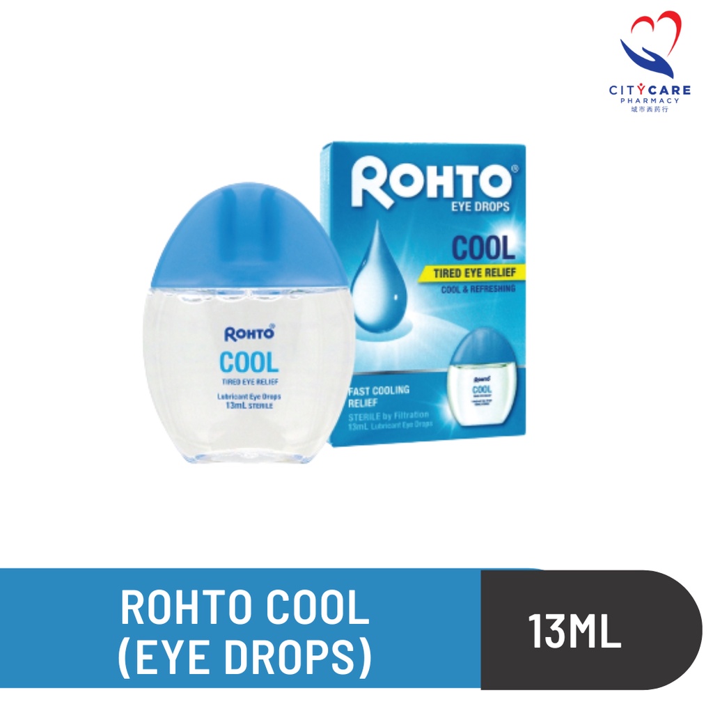 [Exp date 6/2025] Rohto Cool Eye Drops 13ml Shopee Malaysia