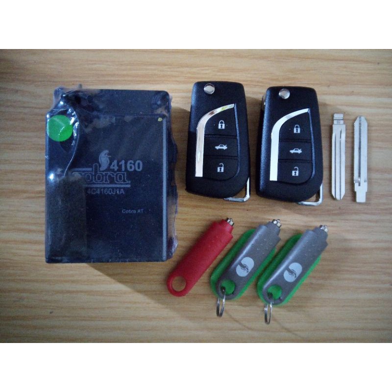 ORIGINAL COBRA ALARM SYSTEM 4160 FLIP KEY REMOTE | Shopee Malaysia