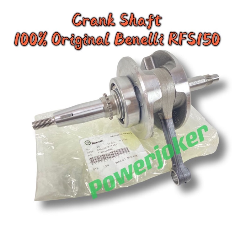 RFS150 RFS150i RFS 150 i (100% Original Benelli) (1 Set) Crank Shaft ...