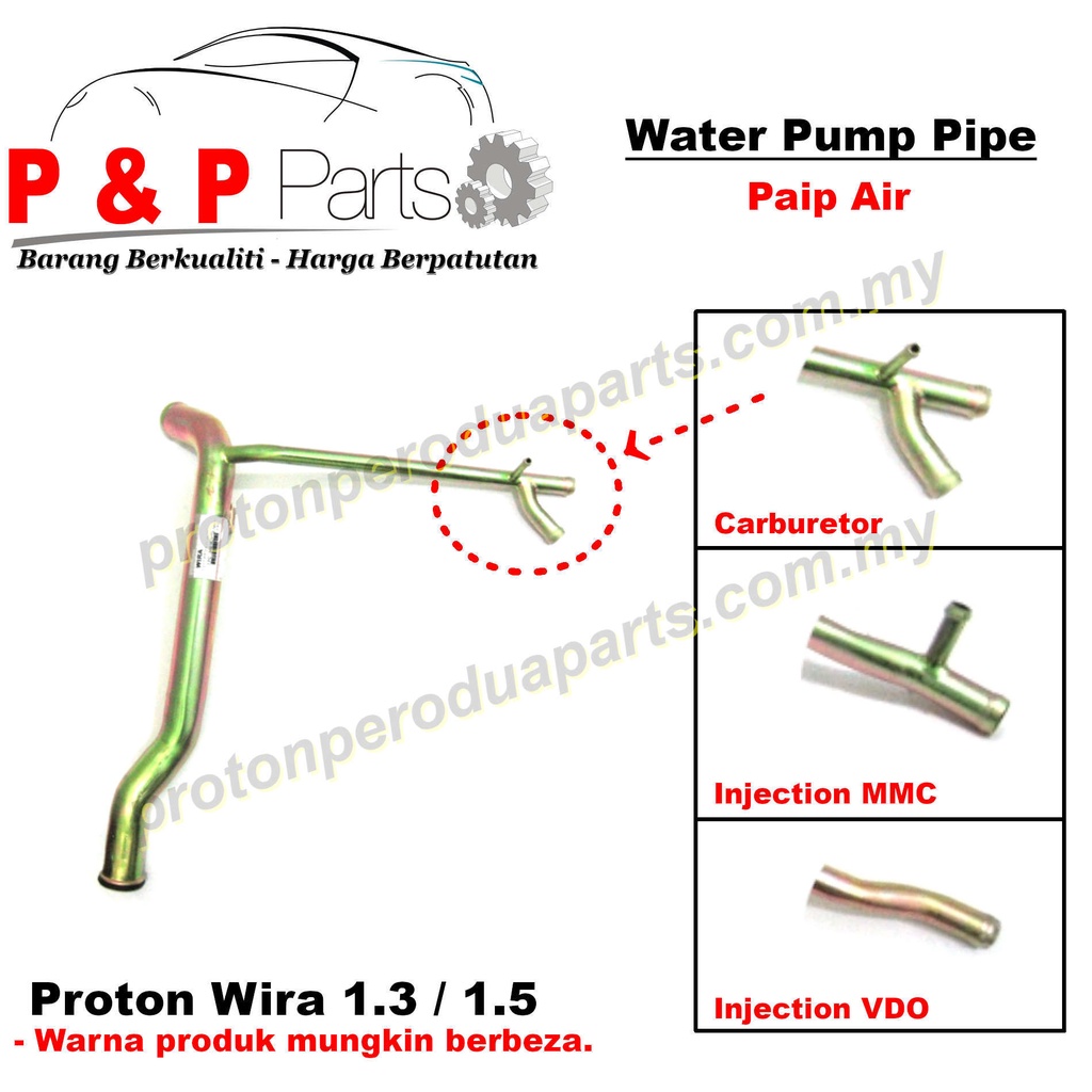 Water Pump Pipe For Proton Wira 1.3 1.5 4G13 4G15 Carburator Injection