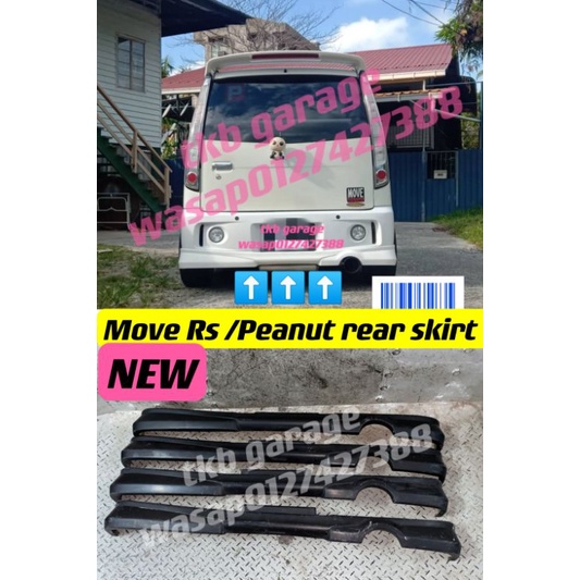 Kenari Move l9 rs peanut /rear skirt lips | Shopee Malaysia