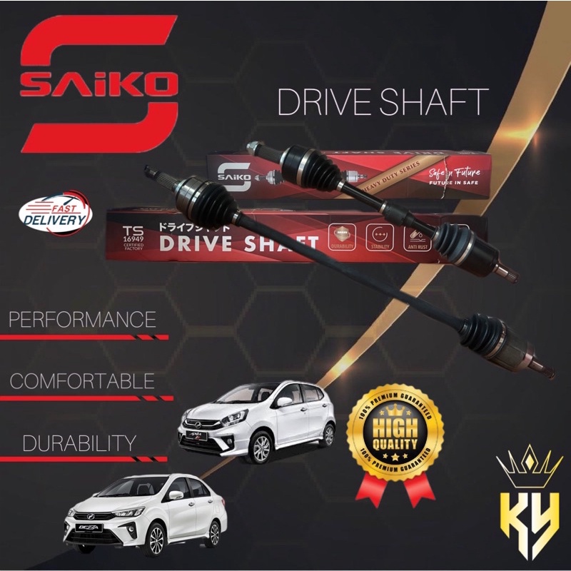 SAIKO DRIVE SHAFT PERODUA AXIA, BEZZA 1.0 (SKDSPRD1003) (SKDS