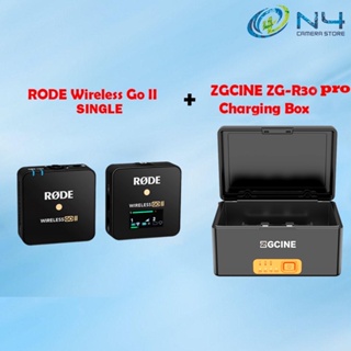 Rode Wireless Go II / Wireless Go 2 Wireless Microphone Collar Clip  Microphone With ZGCINE Charging Box